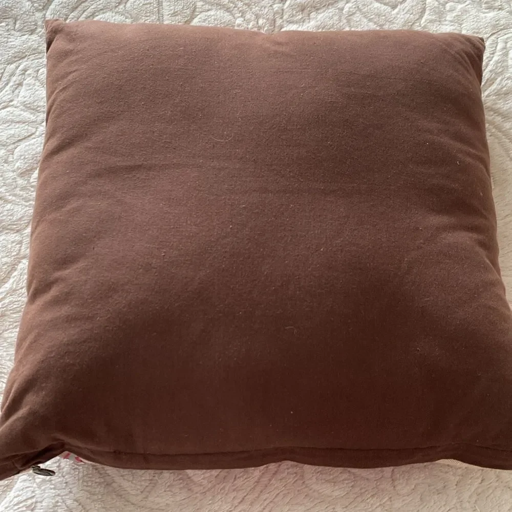 Pier 1 accent throw pillow Used 4 staging like NEW! Beautiful intricate details